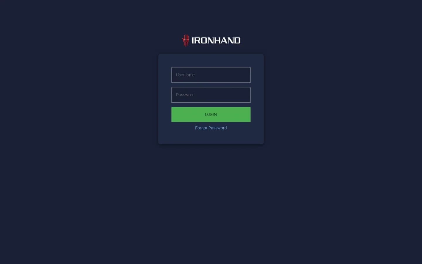 Backoffice CMS interface