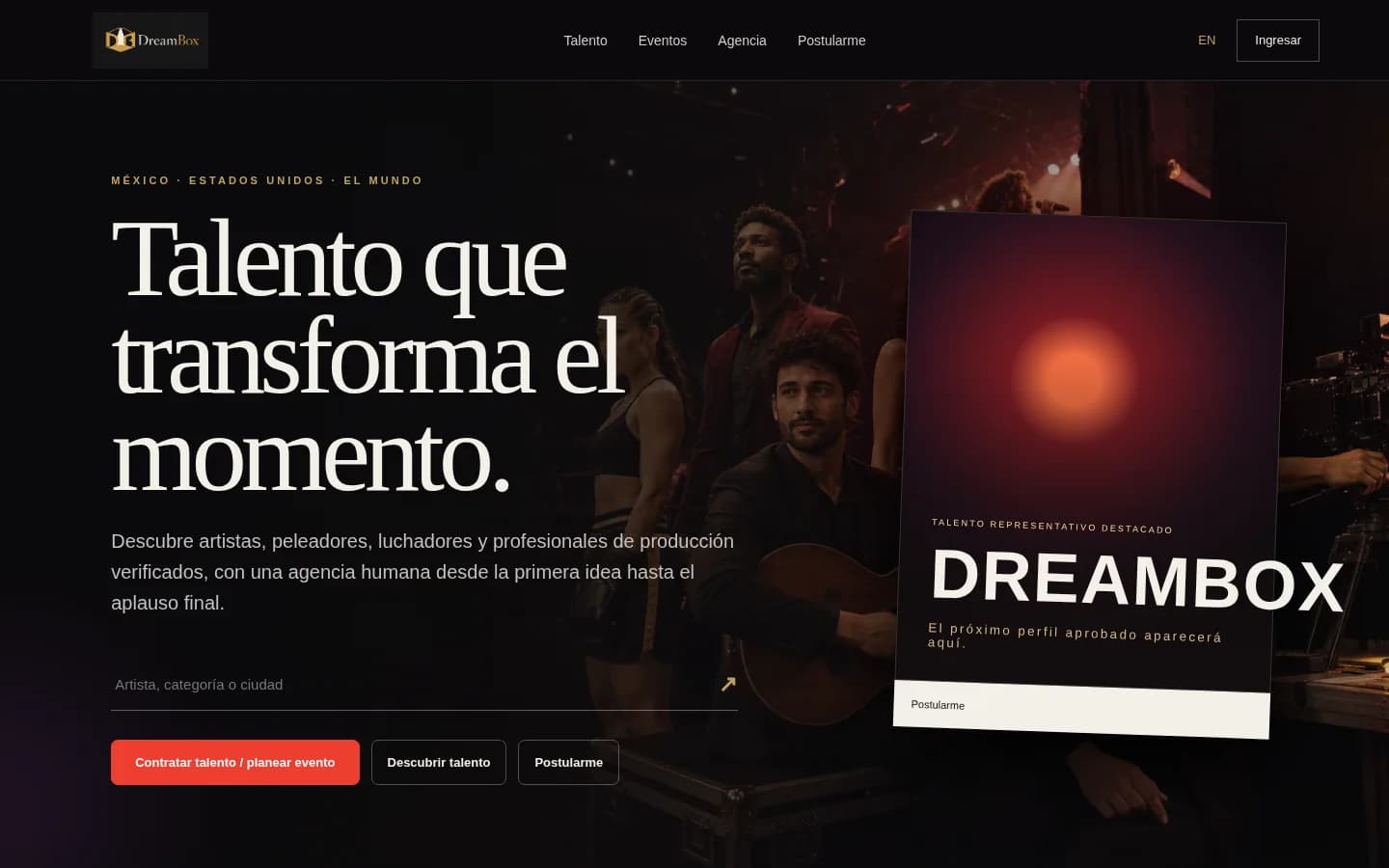 Vista de producto de DreamBox