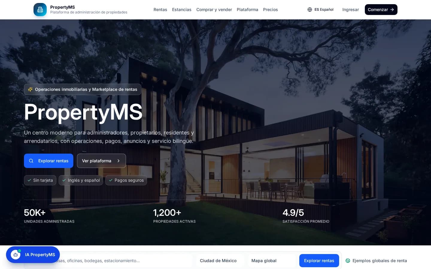 PropertyMS screenshot